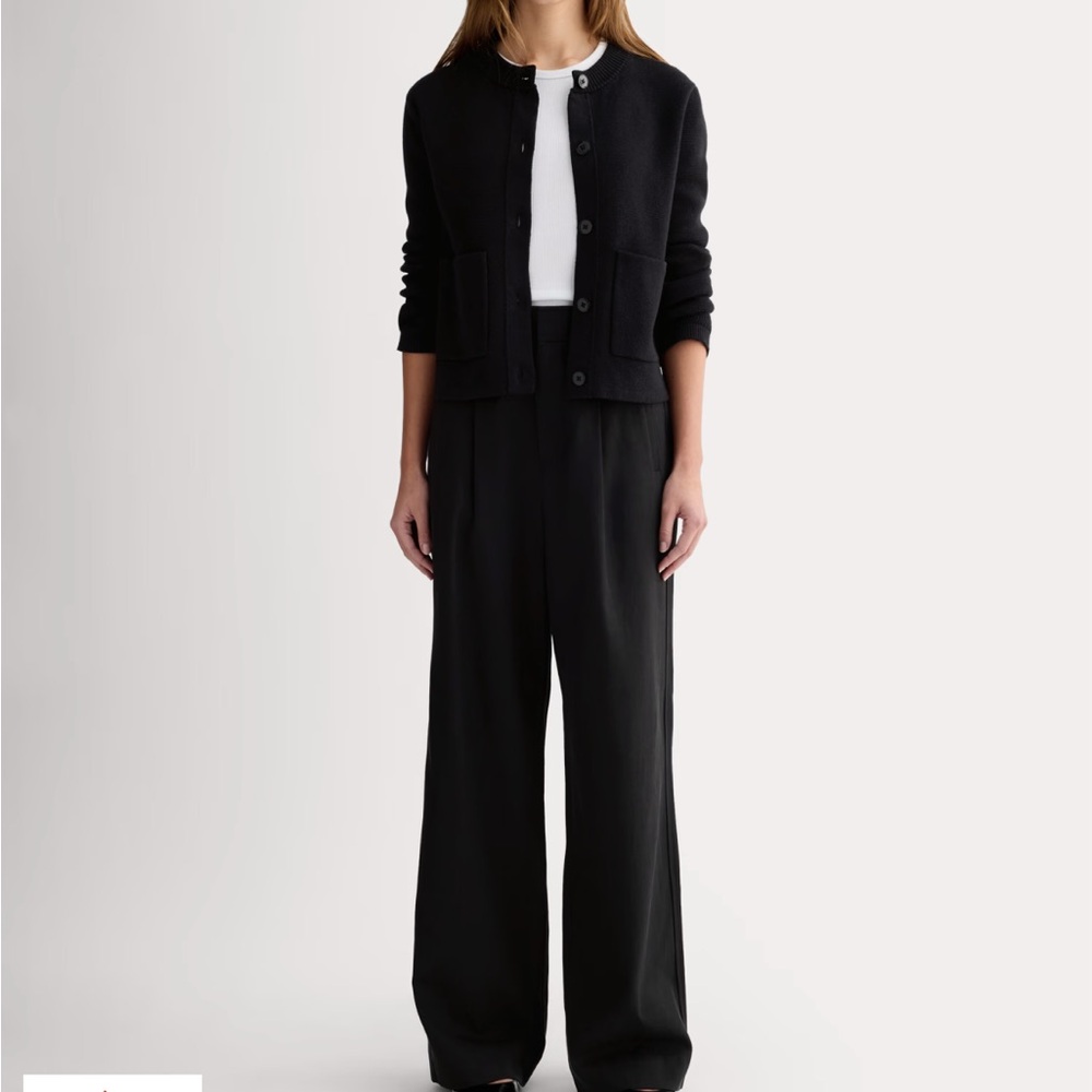 Pleated loose pant - buttersmooth, 8S